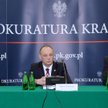 Zastępca prokuratora generalnego Marek Pasionek (w środku) oraz prokuratorzy z Zespołu Śledczego nr 