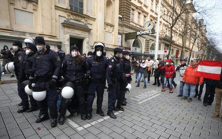 Niedzielny protest w Wiedniu