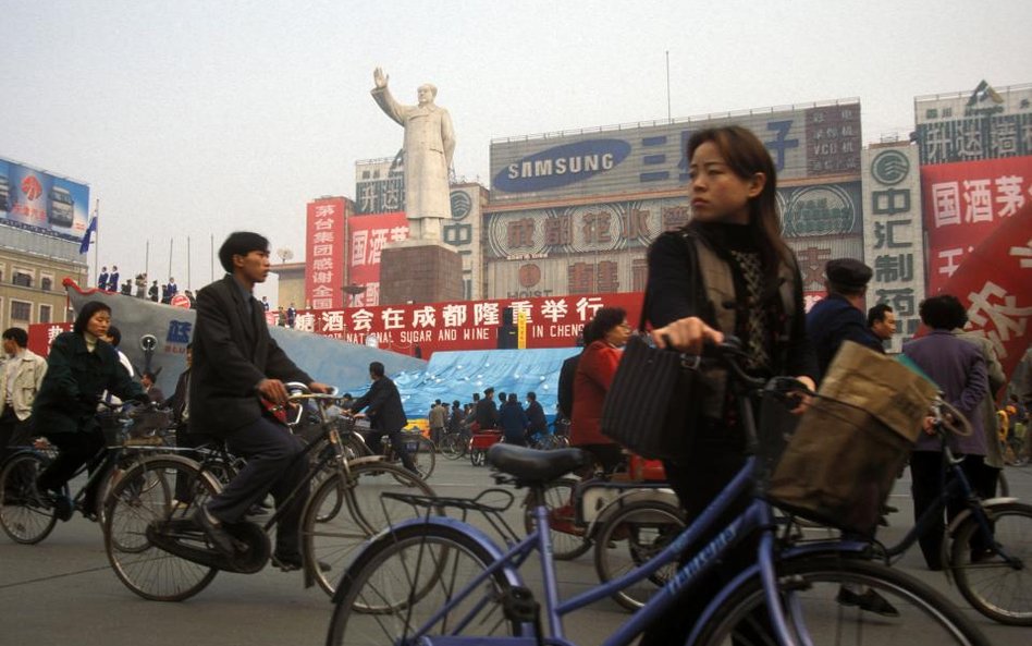 Pomnik Mao w mieście Chengdu w prowincji Syczuan