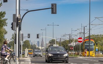 Przedpołudniem ruch na udrożnionym skrzyżowaniu nie był duży