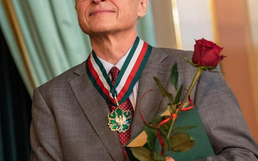 Jan Polkowski ze Złotym Medalem Gloria Artis