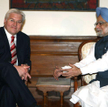Steinmeier w czasie spotkania z indyjskim premierem Singhiem.
