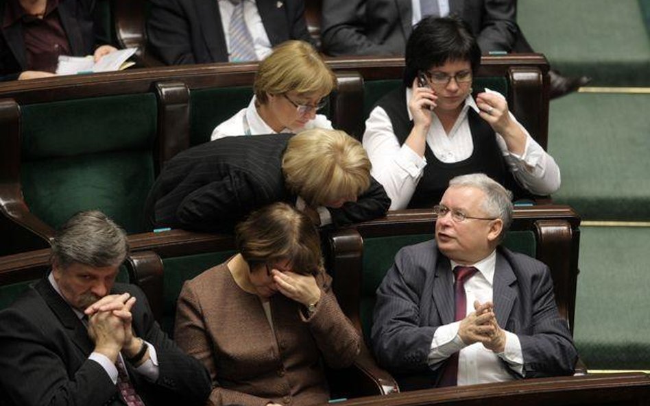Sejmowe ławy PiS