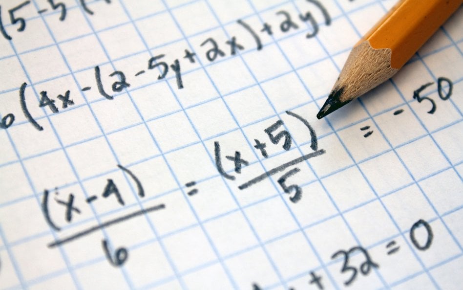 Egzamin ósmoklasisty z matematyki / zdjęcie ilustracyjne