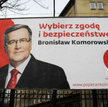 Jeden z bilboardów Bronisława Komorowskiego w Warszawie. Nie ma na nim informacji, kto go sfinansowa