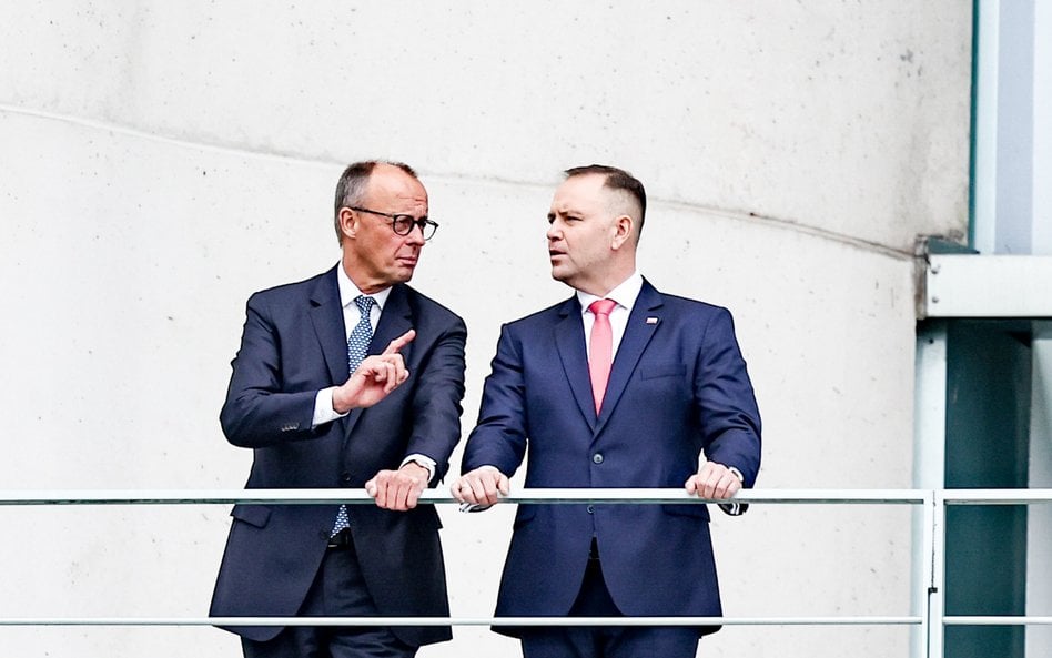 Friedrich Merz i Karol Nawrocki