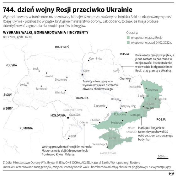 744. dzień wojny Rosji przeciwko Ukrainie