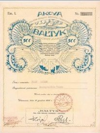 Towarzystwo Żeglugi Morskiej i Rzecznej Bałtyk wystartuje z ceną 250 zł.