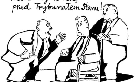 Komentarz rysunkowy. Trybunał Stanu