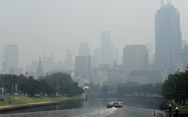 Taki jest stan powietrza w Melbourne, gdzie mimo ogromnego zanieczyszczenia zdecydowano o przeprowad