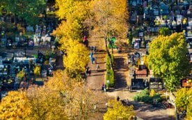 Bezpośredni dojazd włąsnym pojazdem w okolice nekropolii będzie niemożliwy