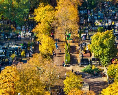 Bezpośredni dojazd włąsnym pojazdem w okolice nekropolii będzie niemożliwy