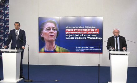 Mateusz Morawiecki i Jarosław Kaczyński