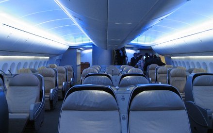 Wnętrze Boeinga 747-8