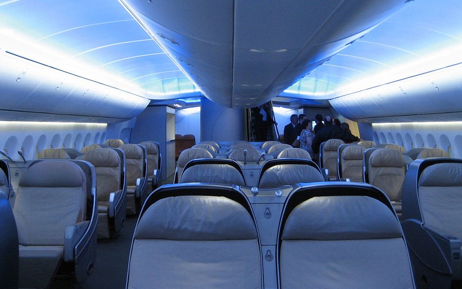 Wnętrze Boeinga 747-8