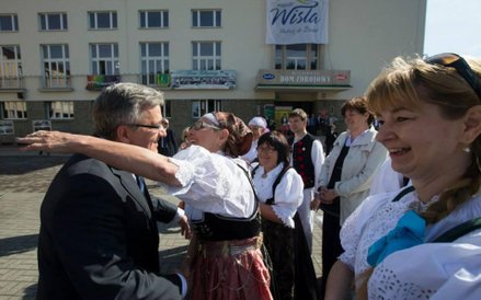 Bronisław Komorowski odwiedził Wisłę i Adama Małysza