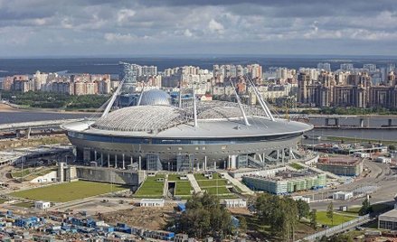 Stadion na piłkarski mundial 2018 r. w St. Petersburgu