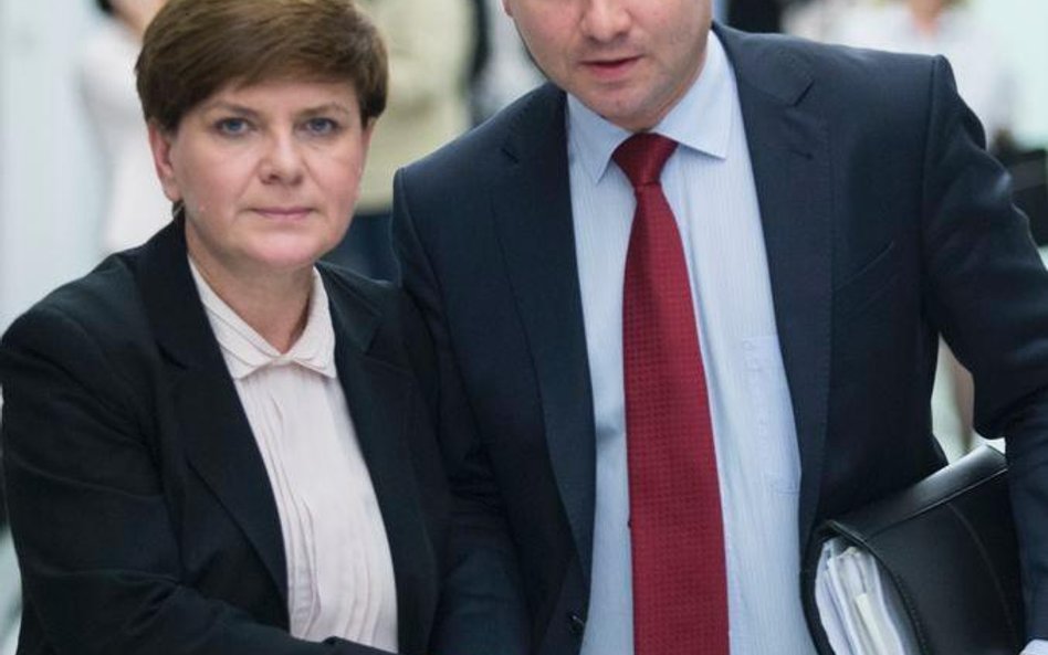 Beata Szydło i Andrzej Duda, Sejm, listopad 2013