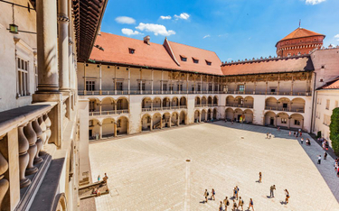 Opis dziedzińca zamku na Wawelu jest jednym z projektów zrealizowanych przez Fundację Audiodeskrypcj