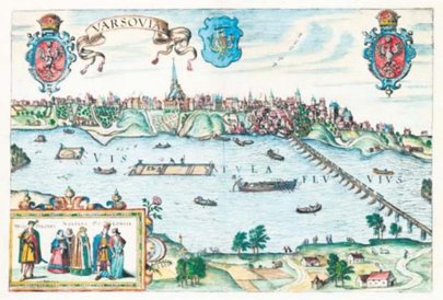 Widok Warszawy nadaje się do eleganckiej dekoracji lub na prezent.