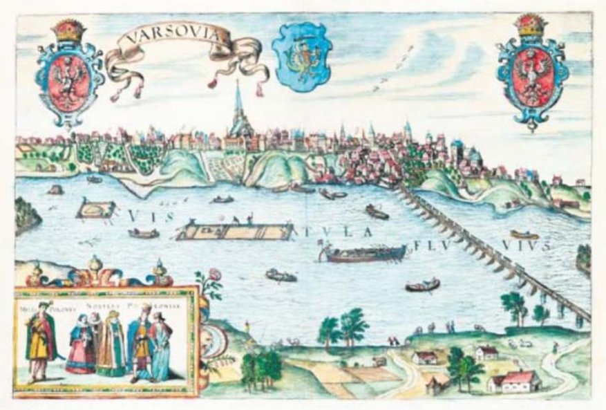 Widok Warszawy nadaje się do eleganckiej dekoracji lub na prezent.