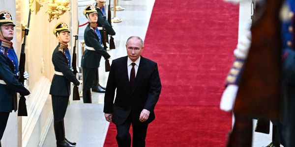 Władimir Putin został po raz piąty prezydentem Rosji