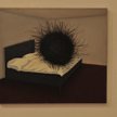 Monika Chlebek "Pokój hotelowy" (2010), tempera i olej na płótnie