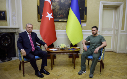 Recep Tayyip Erdogan i Wołodymyr Zełenski