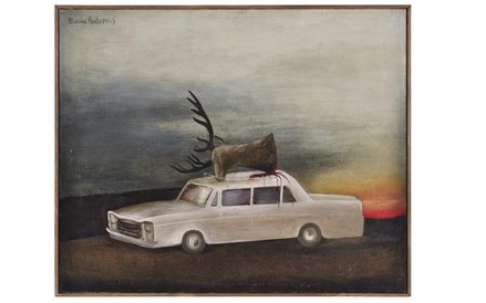 La Chasse, 1967, olej, płótno, 90 × 110 cm, wł. prywatna, fot. Marek Krzyżanek