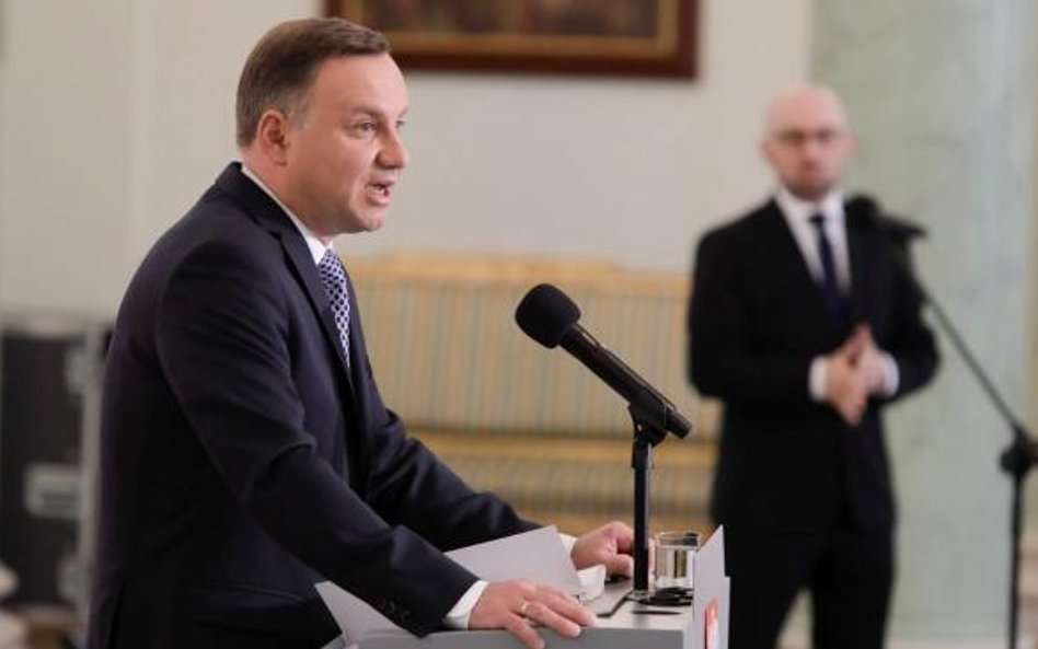 Prezydent Andrzej Duda współpracował z Łapińskim również w kampanii wyborczej