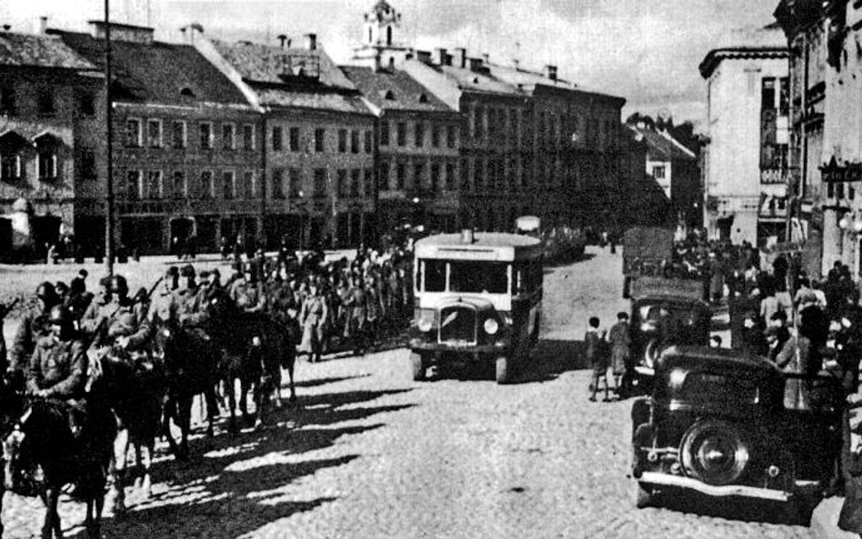 Armia Czerwona wkracza do Wilna we wrześniu 1939 roku
