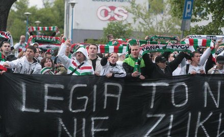 Protest kibiców Legii