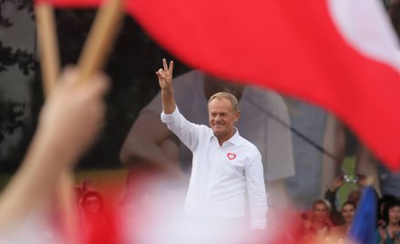 Donald Tusk w orędziu nawiązał do retoryki z tzw. marszu miliona serc