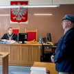 Adam Słomka na sali sądowej