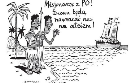 Komentarz rysunkowy. Misjonarze z PO!