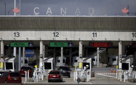 Przejście graniczne w Fort Erie, Ontario między Kanadą a USA