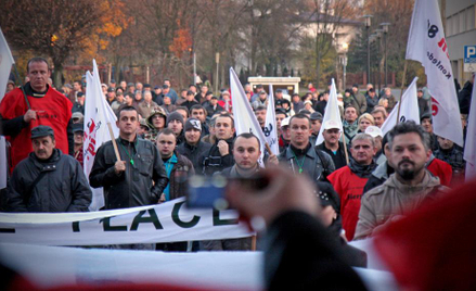 Protesty w PZL-Świdnik i PZL Mielec