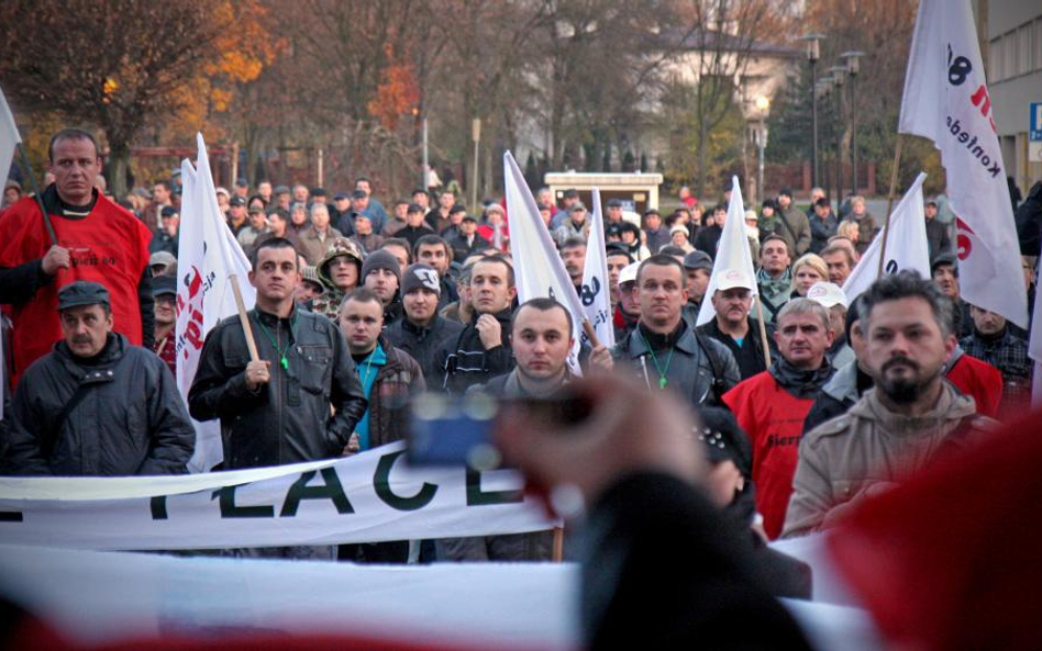 Protesty w PZL-Świdnik i PZL Mielec