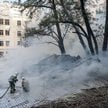 Usuwanie skutków jednego z ostatnich ataków na Kijów
