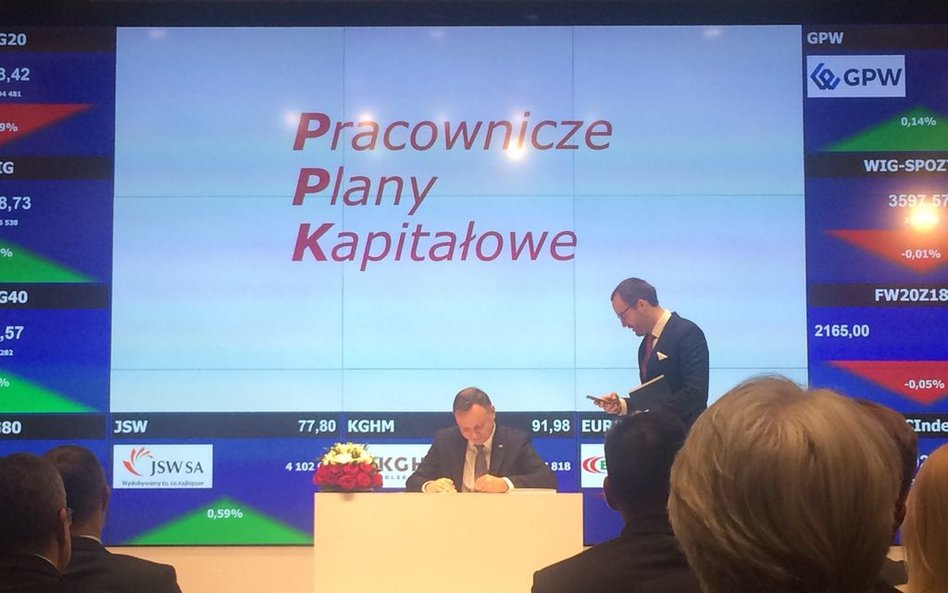 Prezydent podpisał ustawę o Pracowniczych Planach Kapitałowych