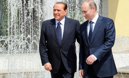 Silvio Berlusconi chciał wprowadzać Rosję do UE i NATO (zdjęcie z kwietnia 2010 r. ze spotkania pod 