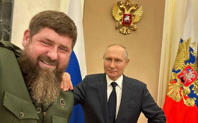 Ramzan Kadyrow i Władimir Putin