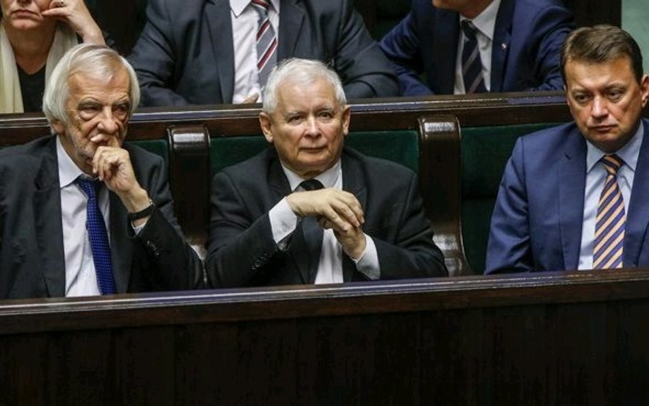 Ryszard Terlecki, Jarosław Kaczyński i Mariusz Błaszczak – wszyscy ci liderzy PiS wypowiadali się os