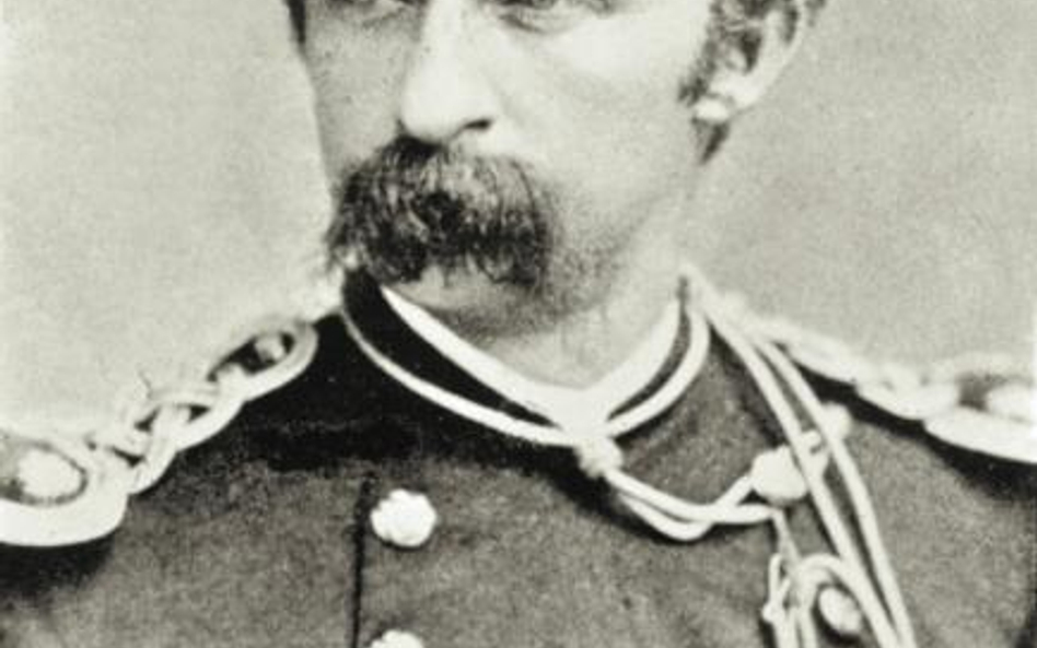 George A. Custer jako podpułkownik i dowódca 7. Pułku Kawalerii USA, fot. z 1876 r.