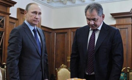 Prezydent Rosji i minister obrony Siergiej Szojgu