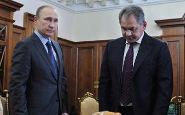 Prezydent Rosji i minister obrony Siergiej Szojgu