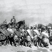 Car Mikołaj II wizytuje swoje wojska podczas I wojny światowej, 1915 r.