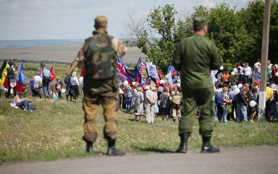 W rocznicę katastrofy MH-17, Grabowe, obwód doniecki,Ukraina.