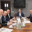 Uczestnicy debaty: od lewej Dariusz Futoma, Managing Partner, Horwath HTL, Jan Wróblewski, współzało