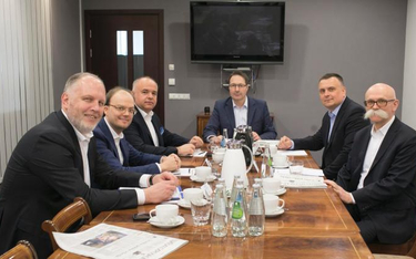 Uczestnicy debaty: od lewej Dariusz Futoma, Managing Partner, Horwath HTL, Jan Wróblewski, współzało